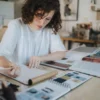 efelidi-progettazione Progettazione in laboratorio e preparazione bozzetto tessile