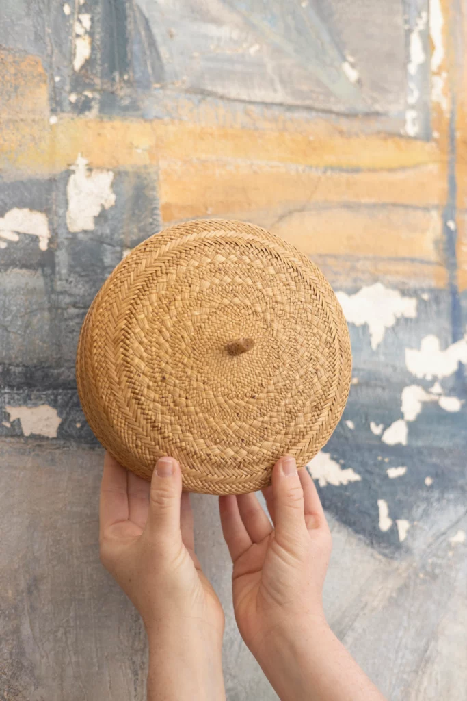 cappello di paglia lavorato a mano da efelidi